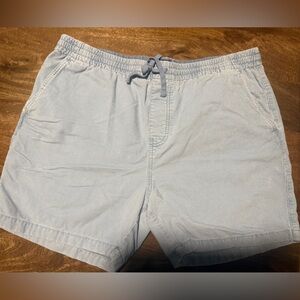 J. Crew Athletic Off-White Shorts Relaxed Fit Cotton Blend